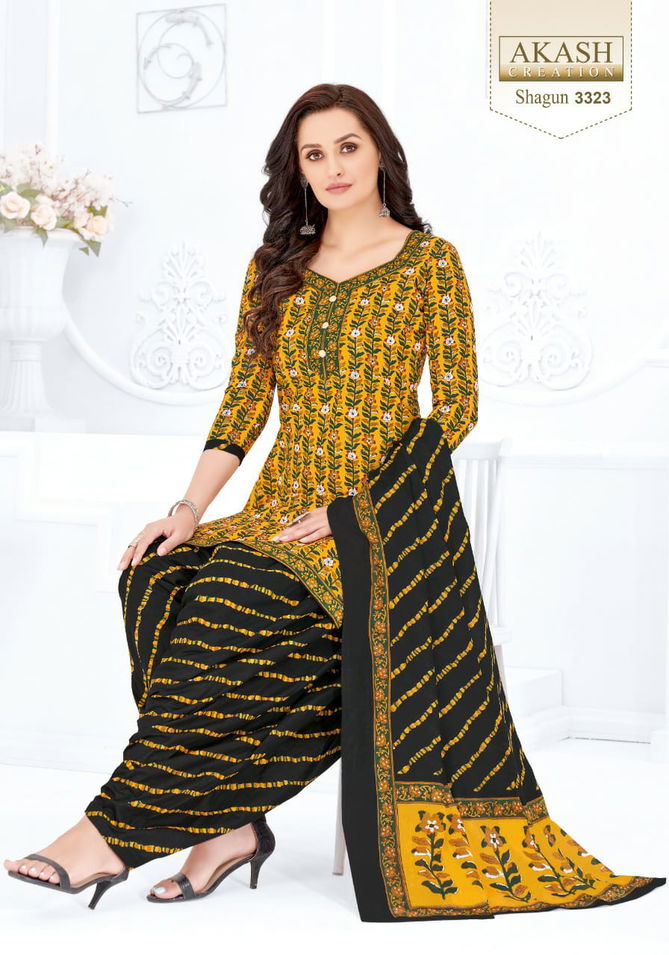 Akash Shagun 33 Cotton Printed Regular Wear Dress Material Collection